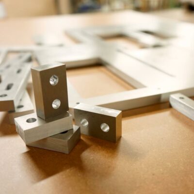 entretoise cale alu -Aluminium brut 15mm