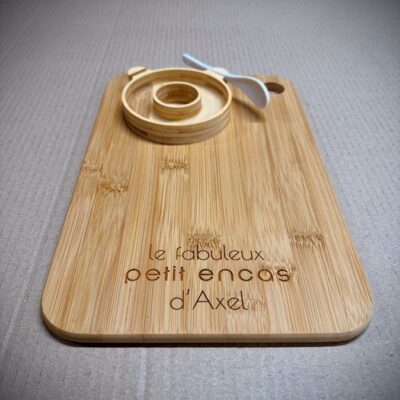 planche à découper bambou personnalisée