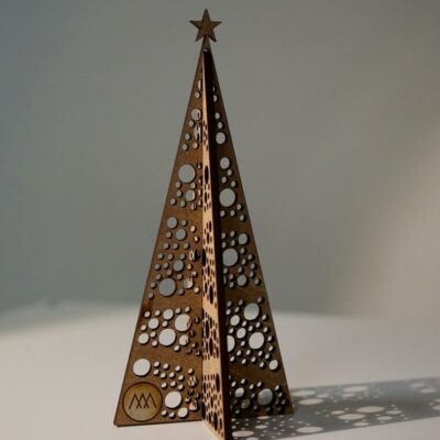 sapin de noel en bois