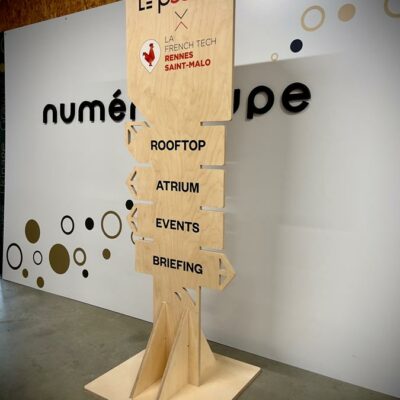 totem bois sur mesure