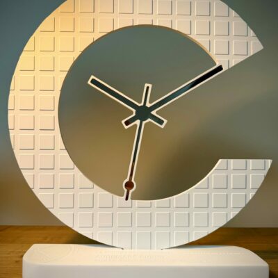 trophée design blanc